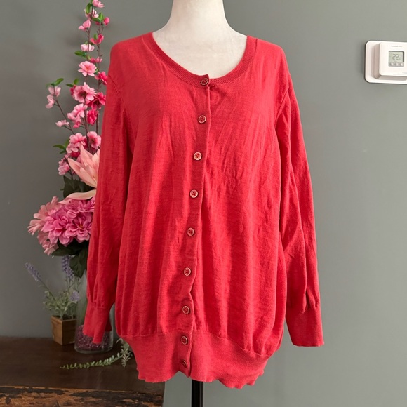 Dalia 100% Cotton Button Down Cardigan - Picture 1 of 11